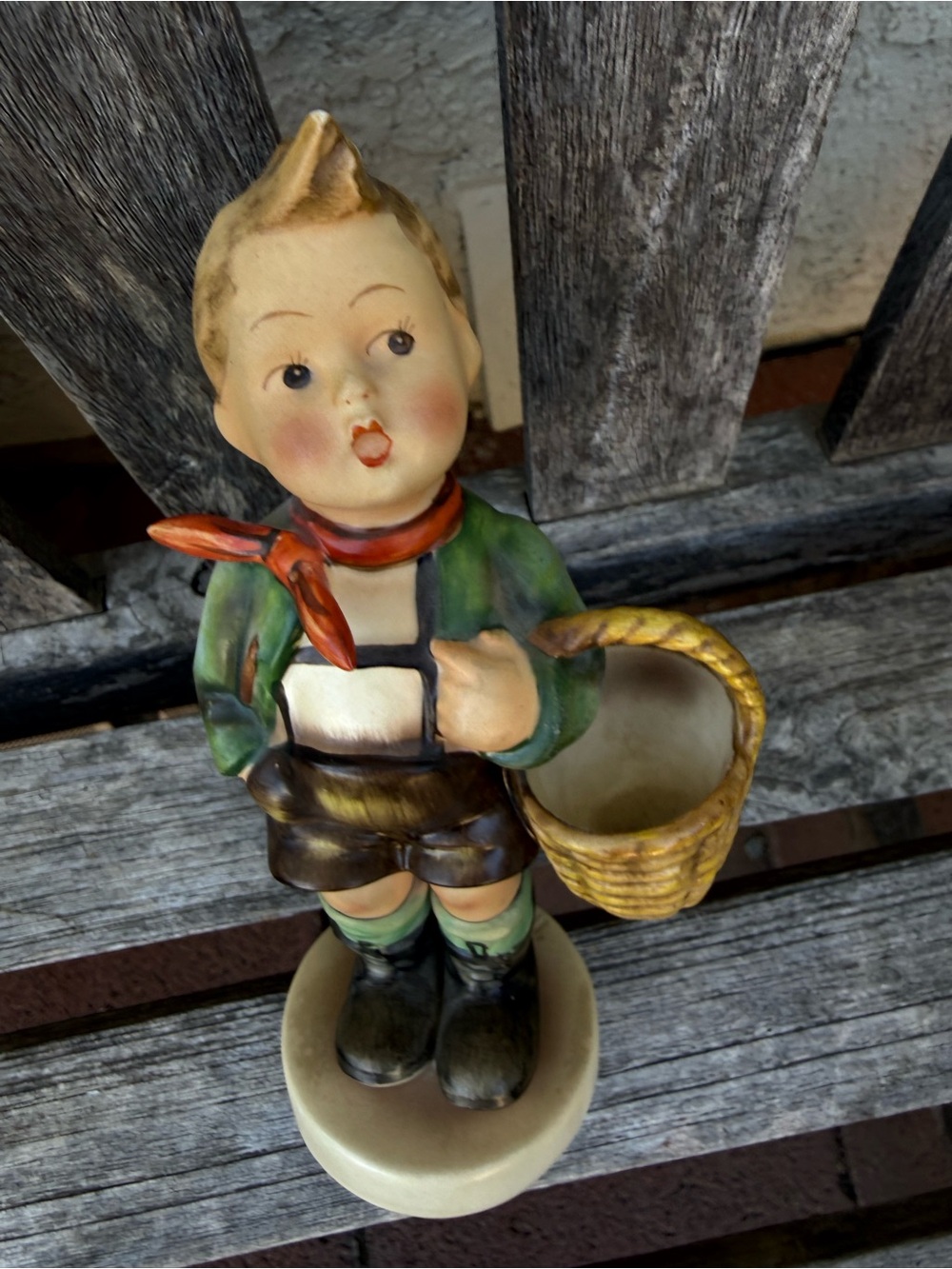 Vintage Goebel Hummel Village Boy #51 Germany Figurine 5” Collectible Home Decor